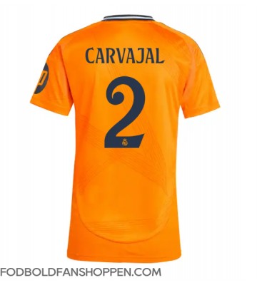 Real Madrid Daniel Carvajal #2 Udebanetrøje Dame 2024-25 Kortærmet